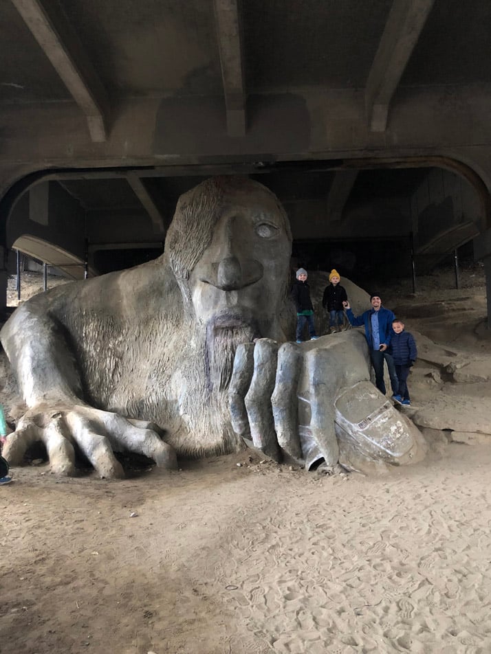 freemont troll in seattle merricksart
