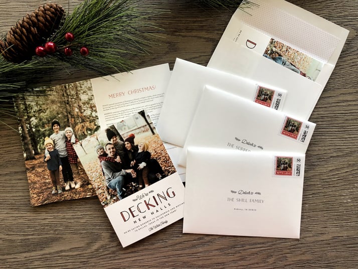 minted christmas cards