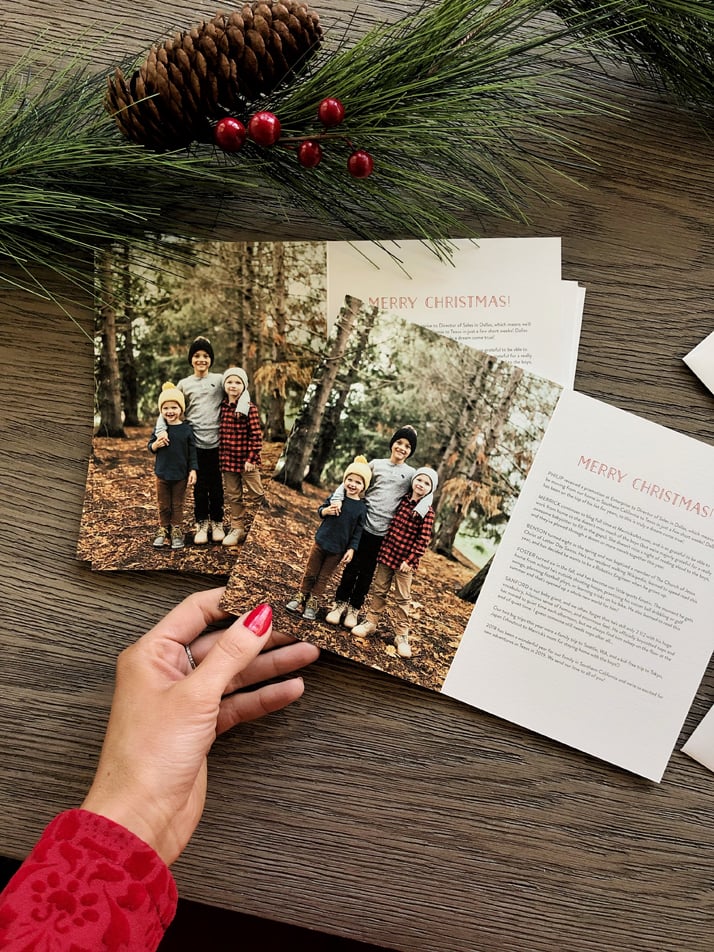 Minted Christmas cards