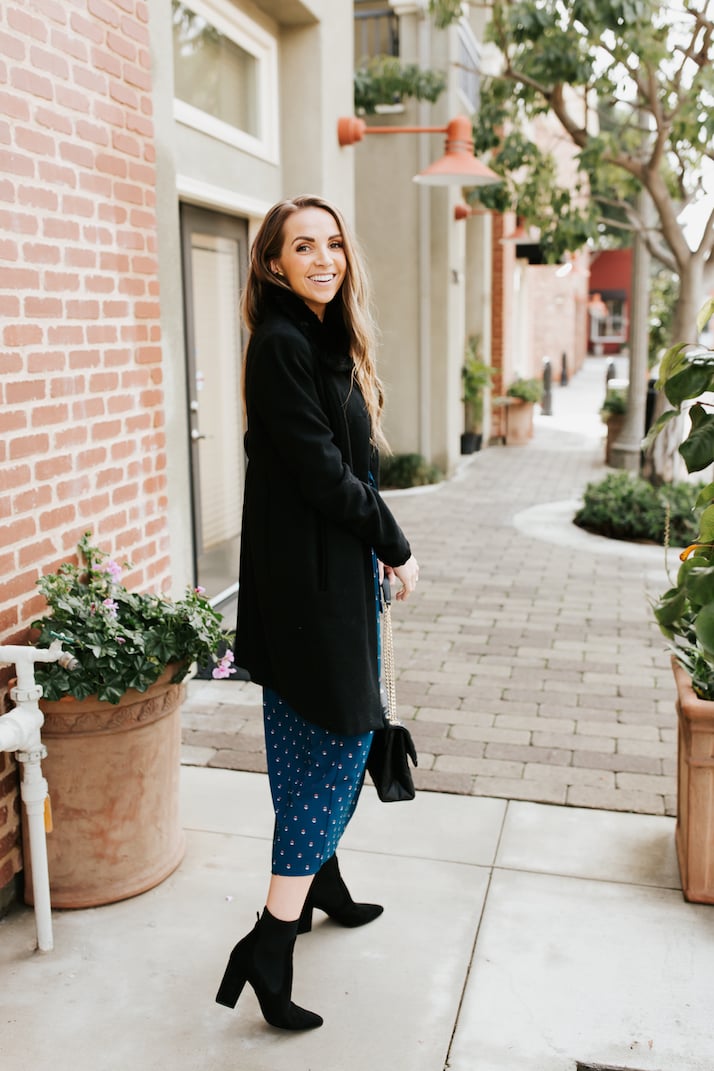 how to wear a dress in the winter and stay warm
