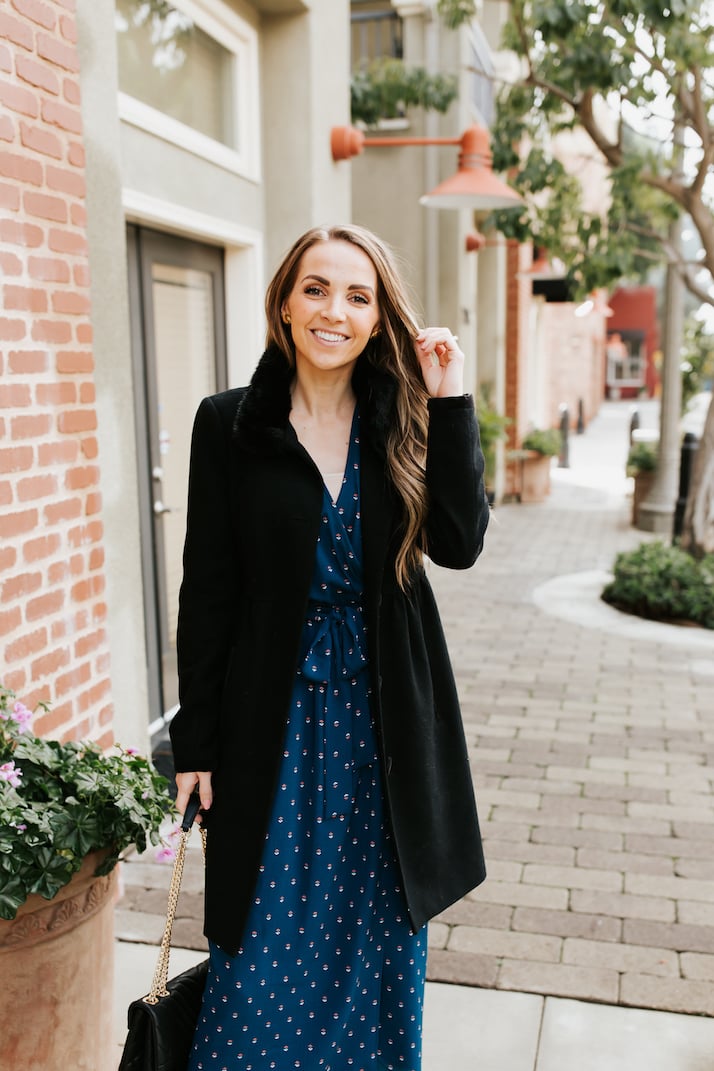 How to wear a dress in the winter time