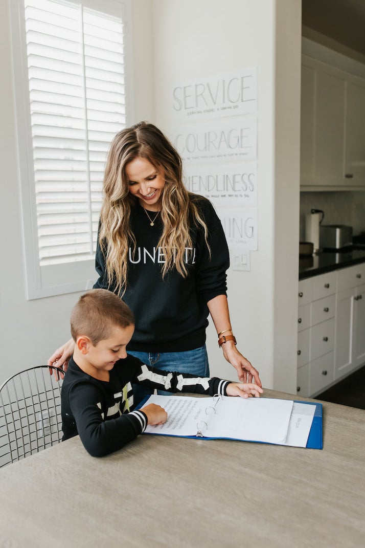 how we teach our kids monthly list of family values