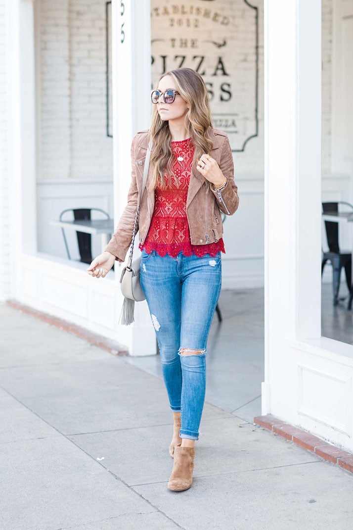 how to wear a suede jacket