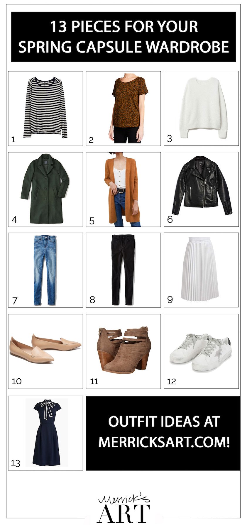 This small capsule wardrobe is great for traveling or trying out the capsule wardrobe!
