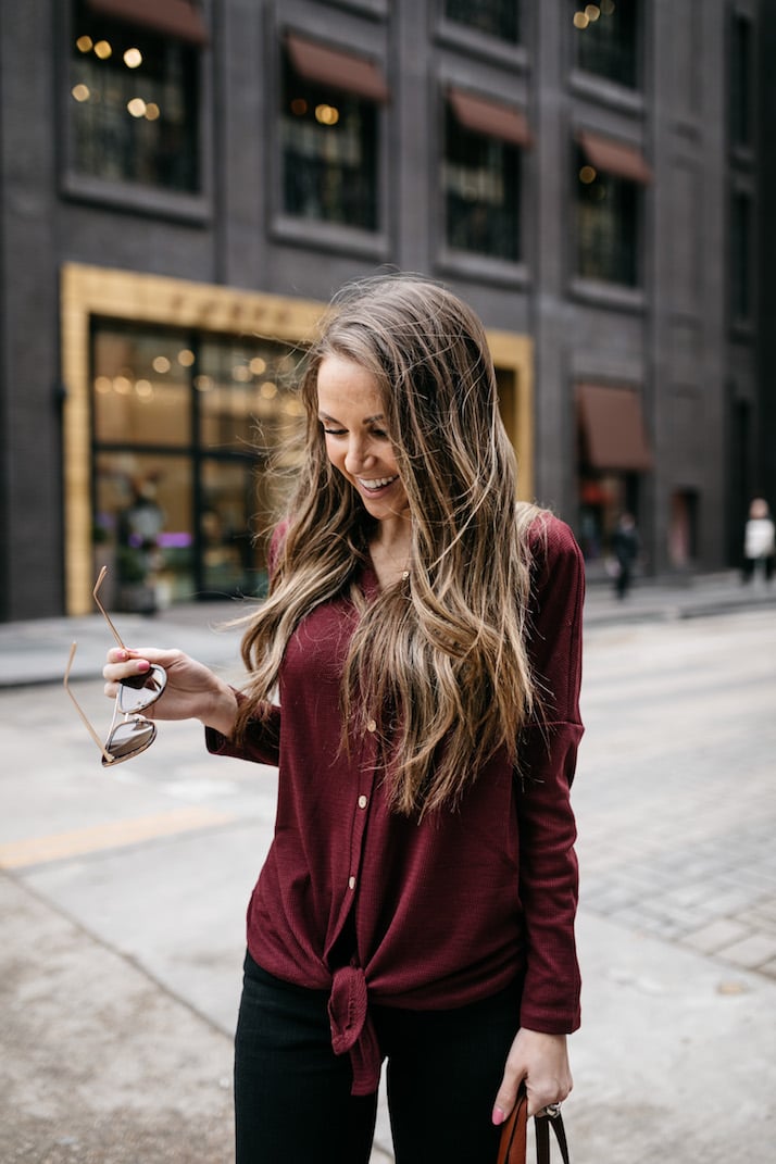 this henley top is under $20!