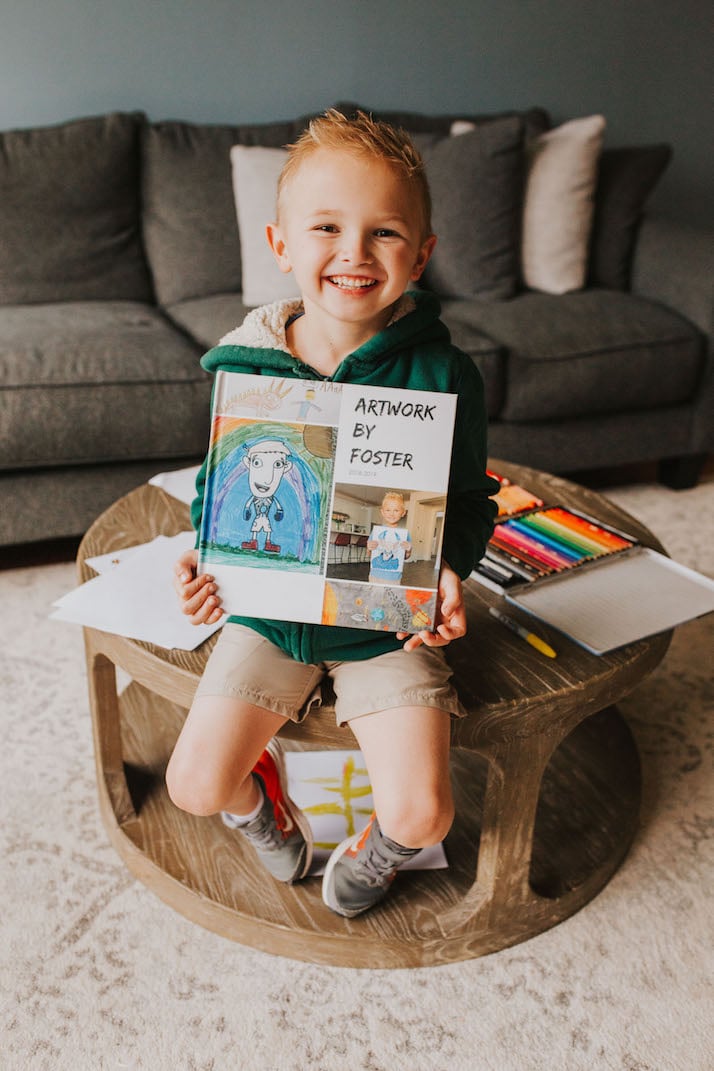 how to get rid of 10 million pieces of kid artwork in your home