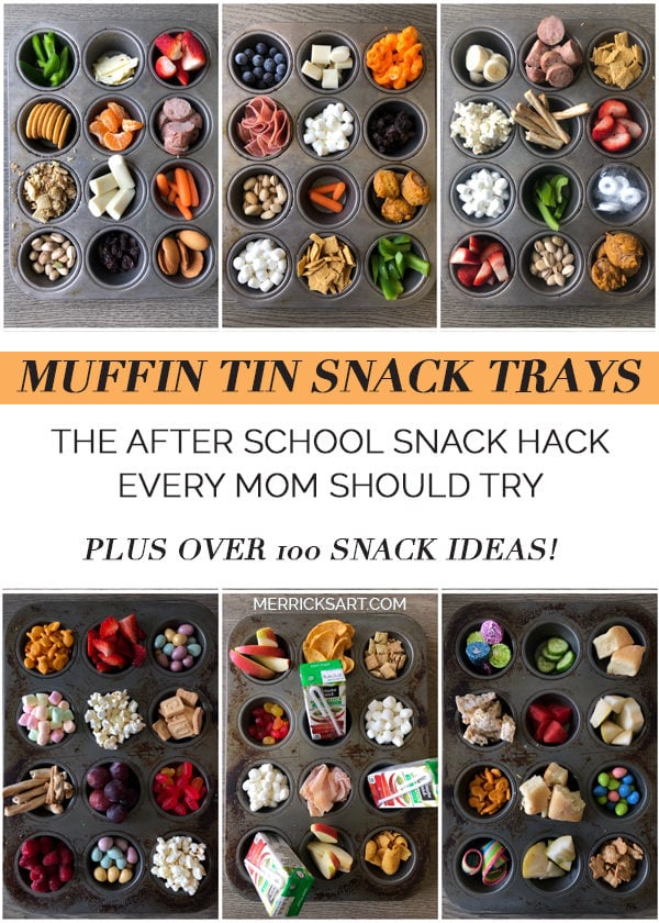 this muffin tin snack tray hack will make snack time easy and fun!