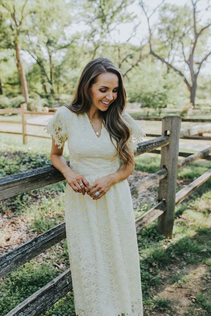 lace fit and flare dress sewing pattern