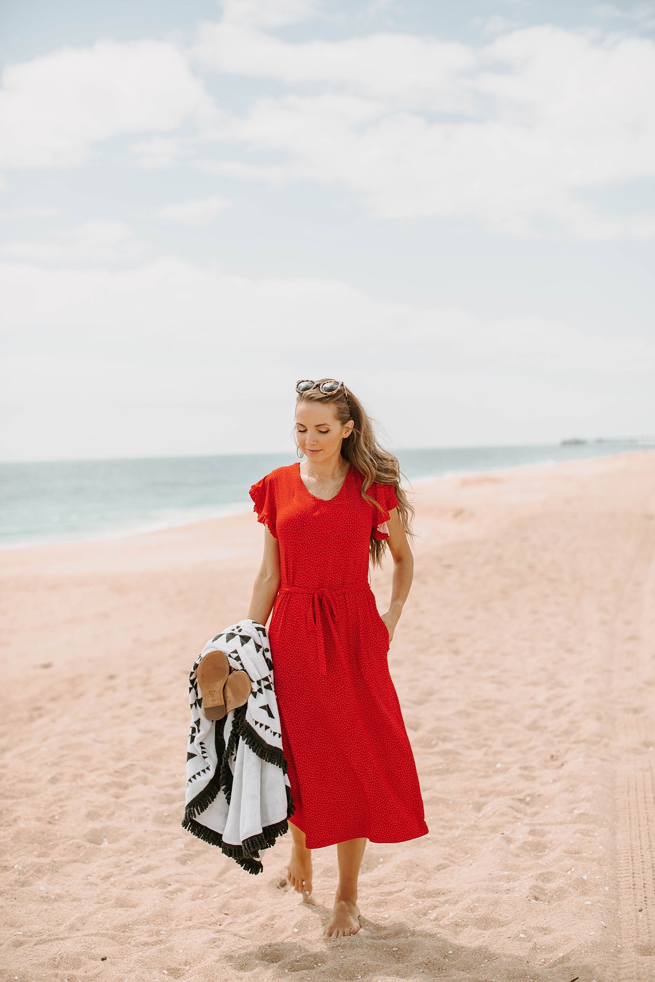 MW Anywhere Dress in Fiesta Red