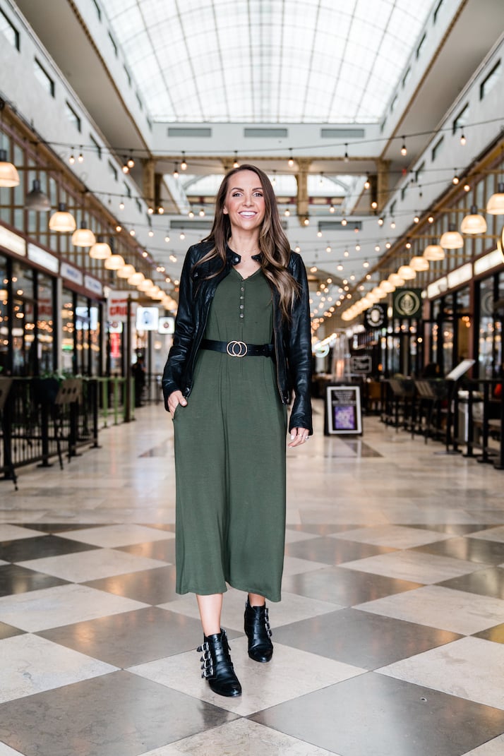 merrick white anywhere dress for date night boots leather jacket