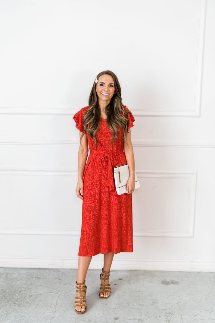 merrick white anywhere dress fiesta red polka dot midi dress date night