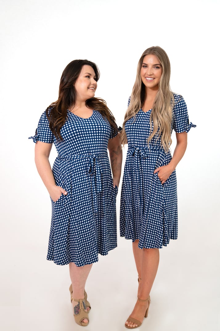 look how amazing this dress looks on both girls