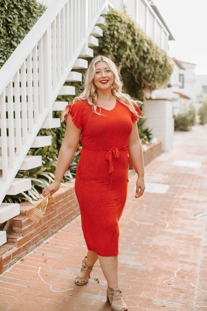 the anywhere dress looks amazing on plus size!