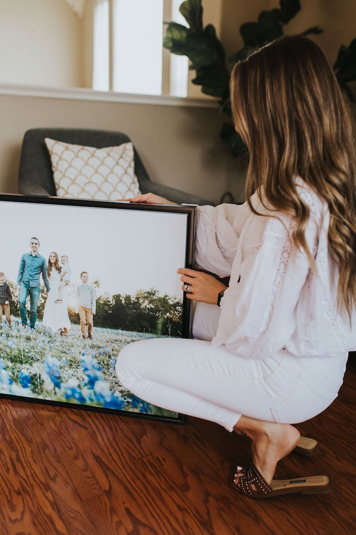 the quality of this floating frame from mixbook is fantastic