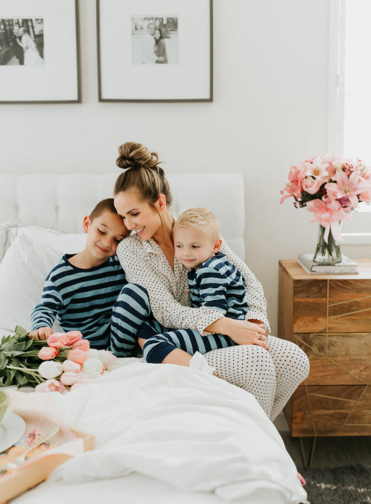 breakfast in bed with boys