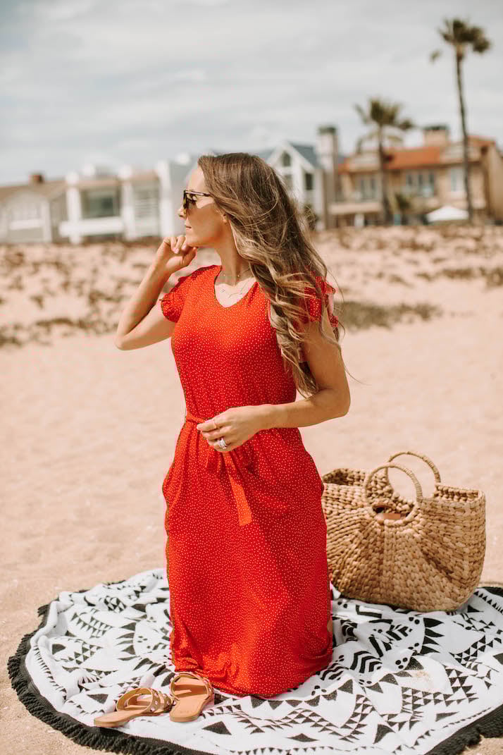 wear your anywhere dress with sandals to the beach!