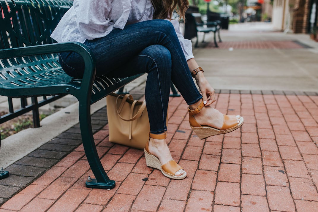 comfortable and cute wedges for a dressed up everyday look