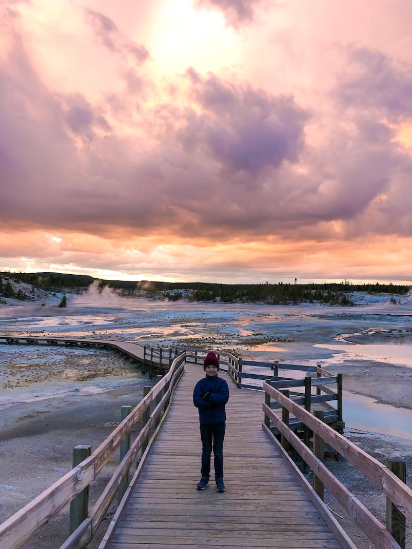 norris geyser basin yellowstone national park