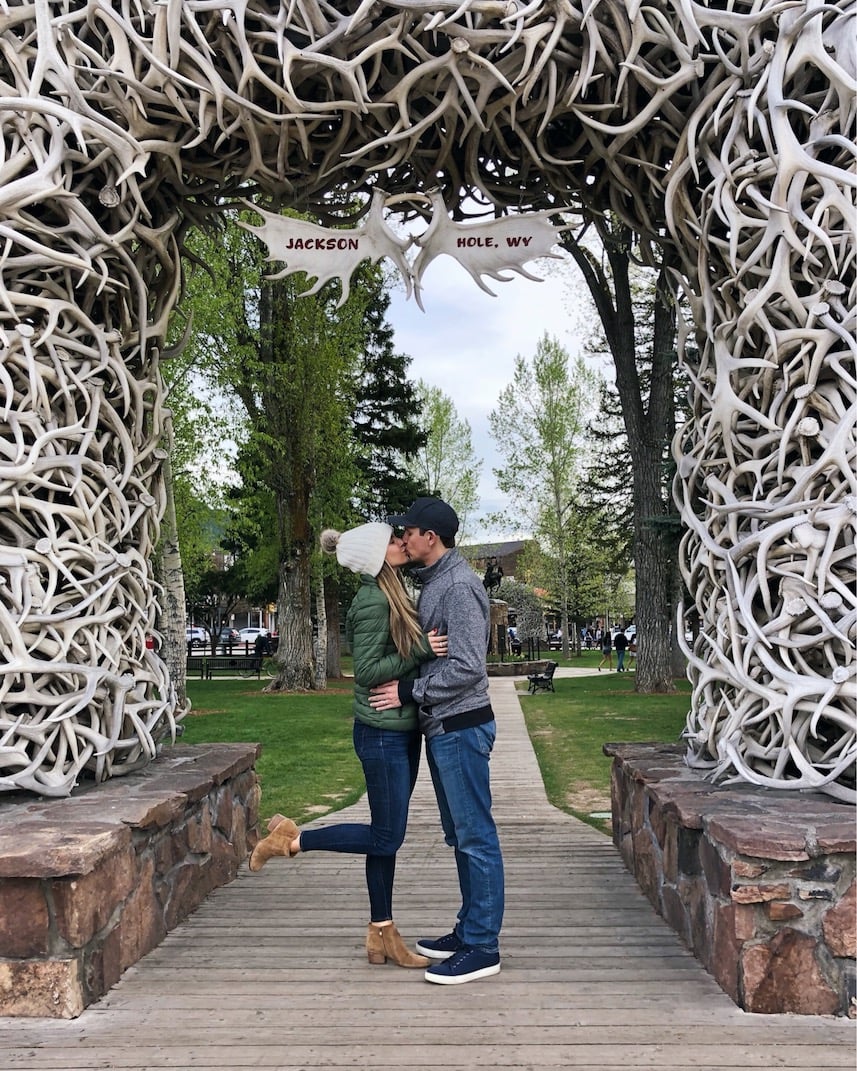 antler arch in jackson hole wyoming