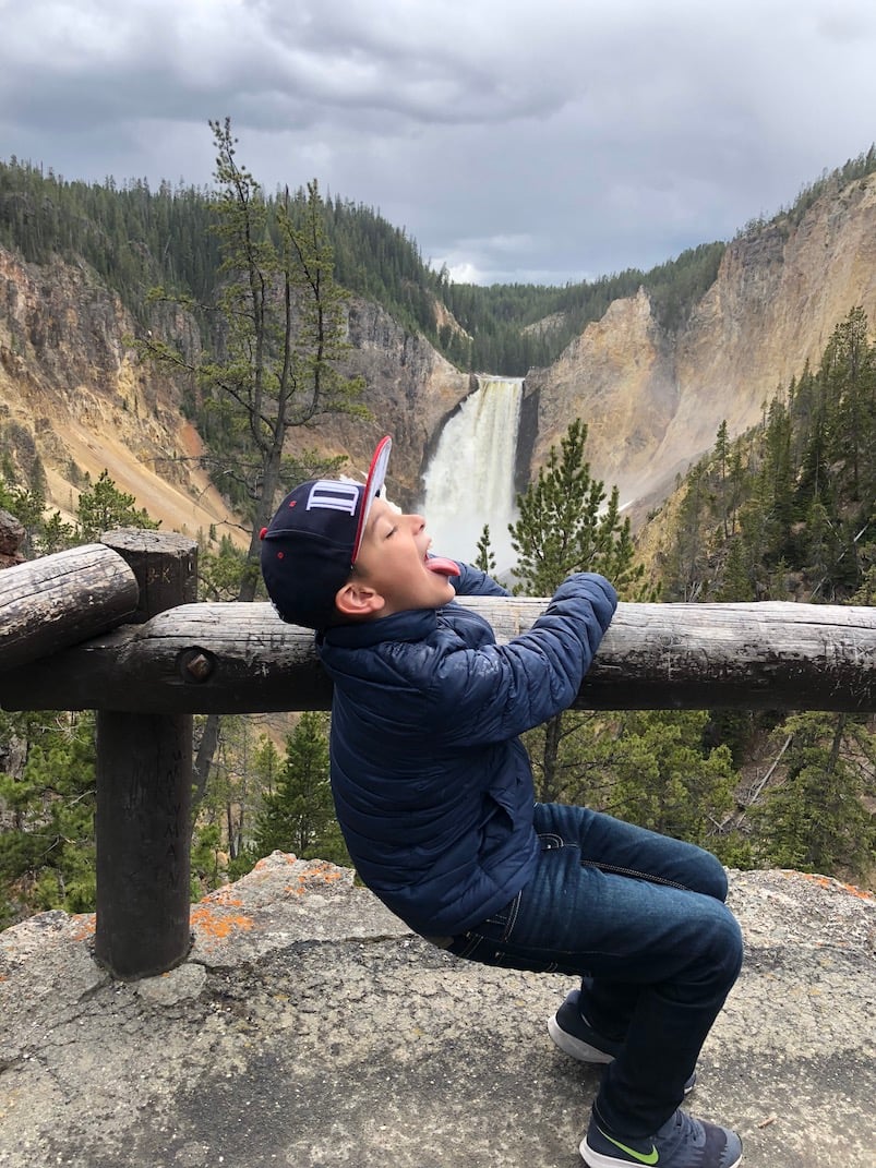 drinking the waterfall