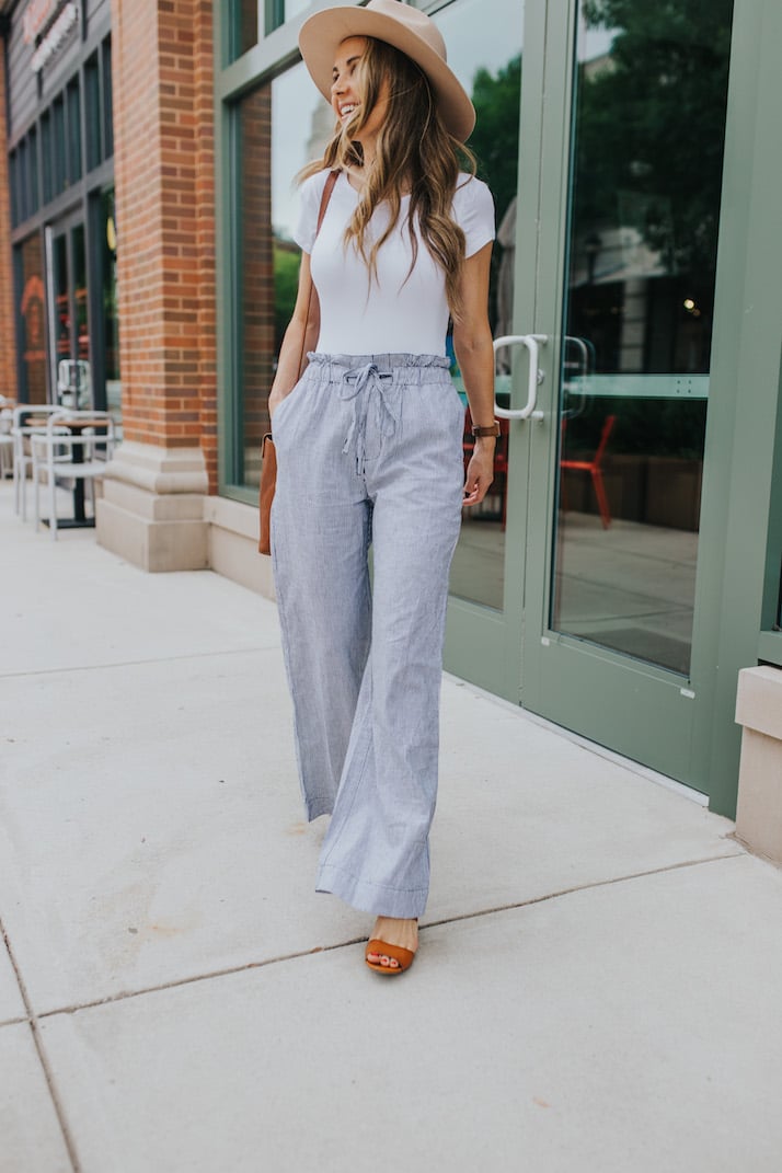 how to wear wide leg pants