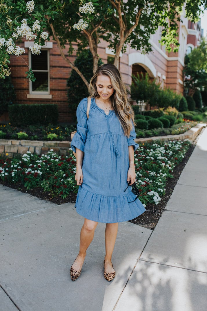 chambray dress under $20