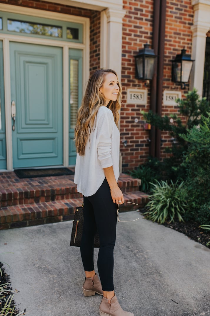 urban outfitters henley with leggings