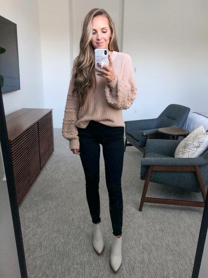 pullover sweater outfit