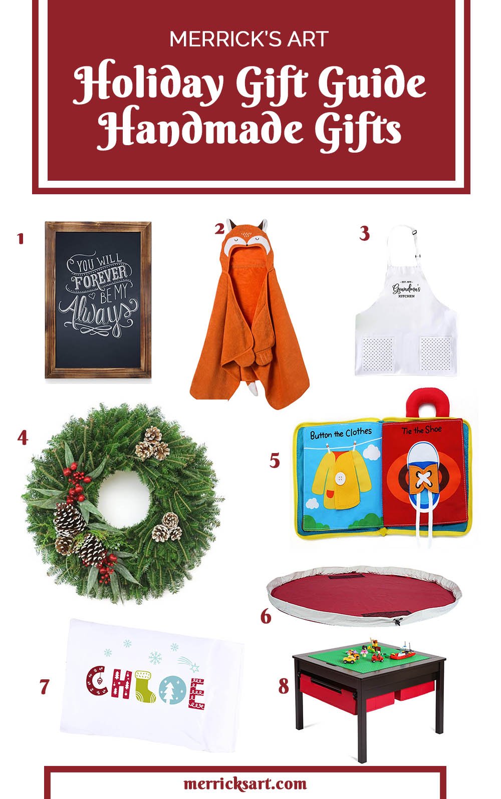 Handmade Gifts Holiday Gift Guide