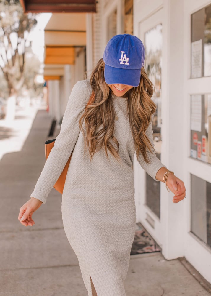baseball hat and dress