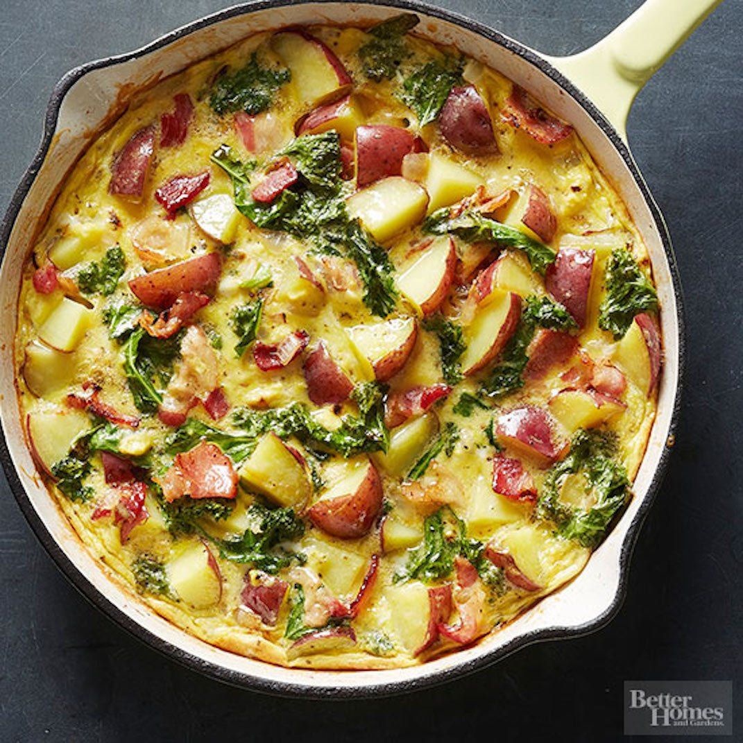 frittata in a dutch oven pan
