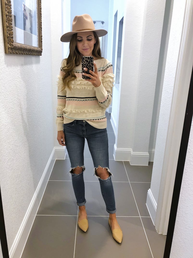 fringe sweater loft