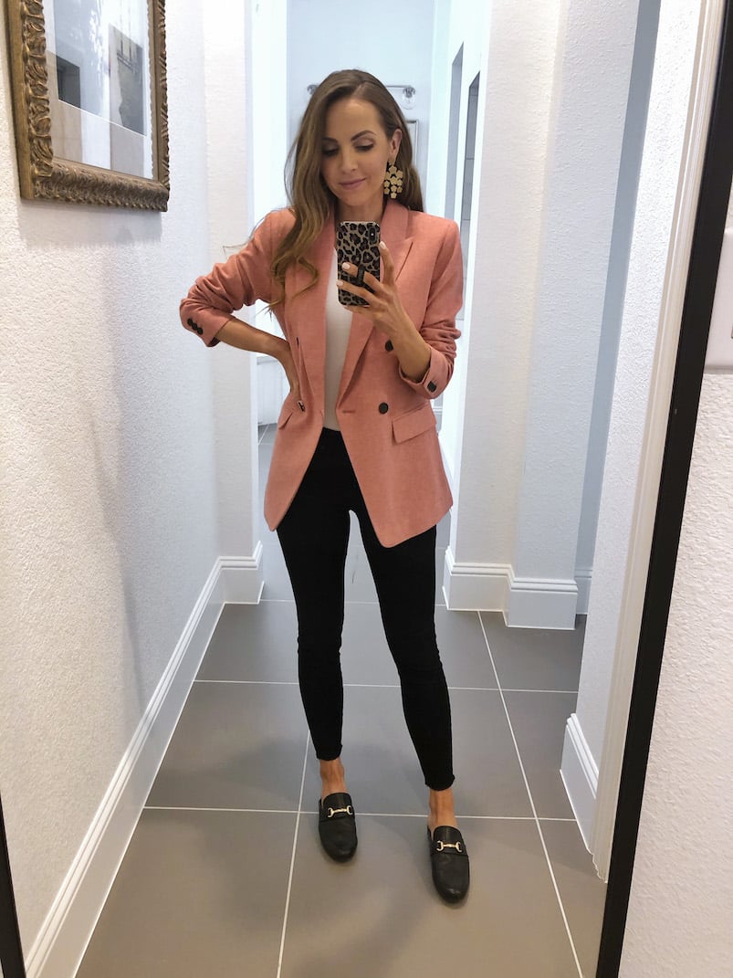 LOFT pink blazer