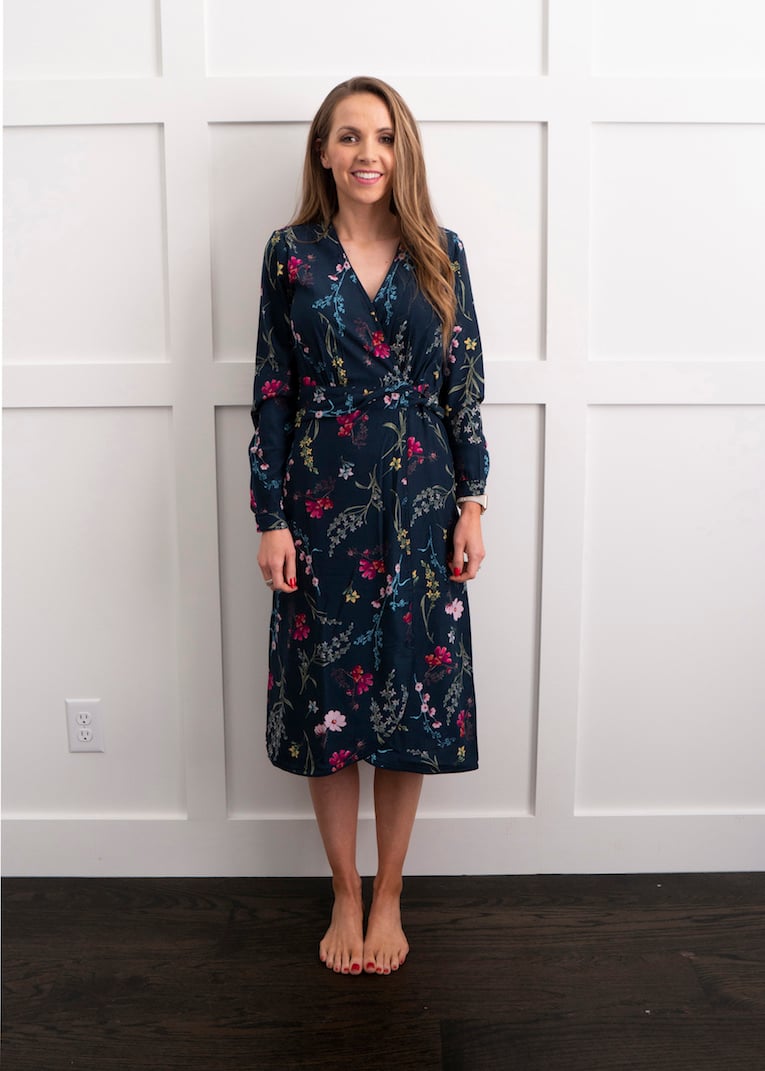 walmart spring wrap dress