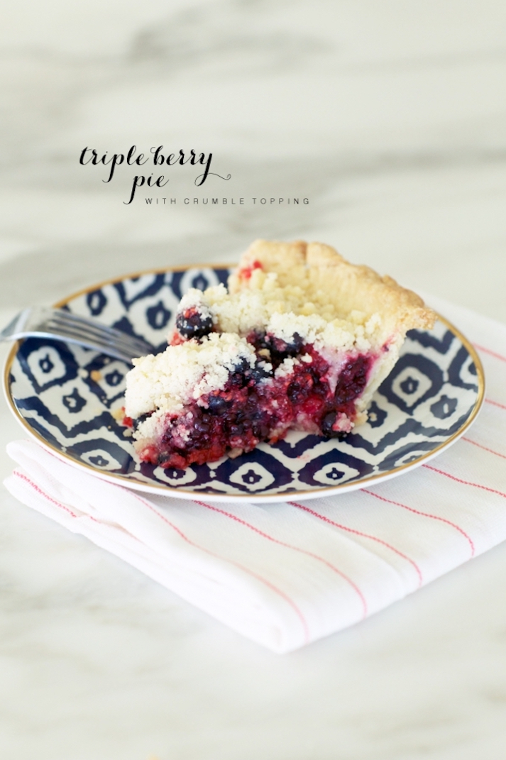triple berry pie