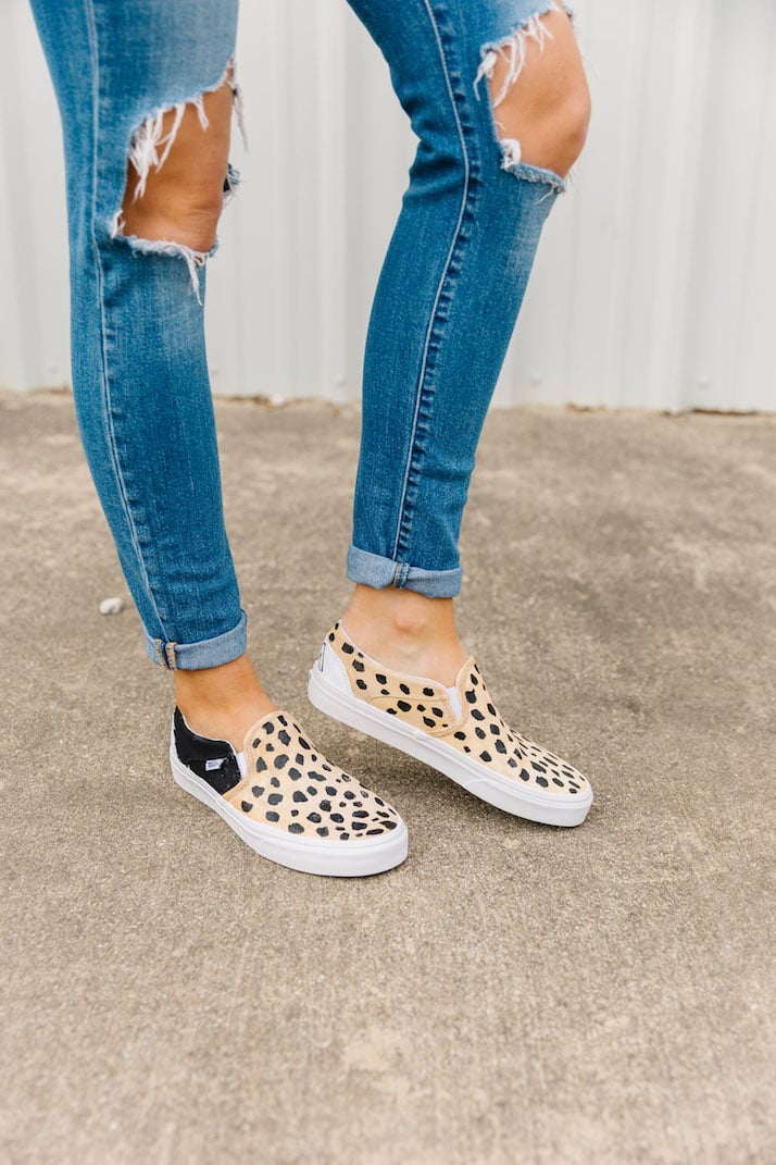 leopard vans diy