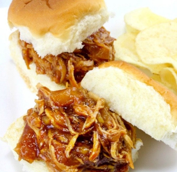 Hawaiian BBQ Chicken sandwiches