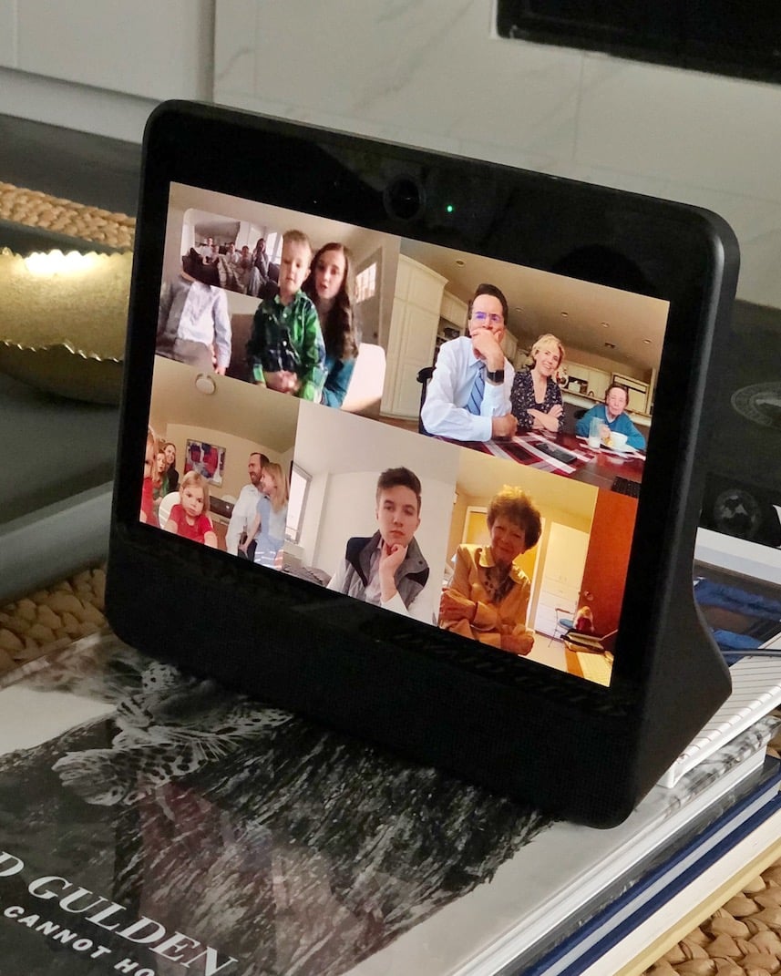 family on the facebook portal