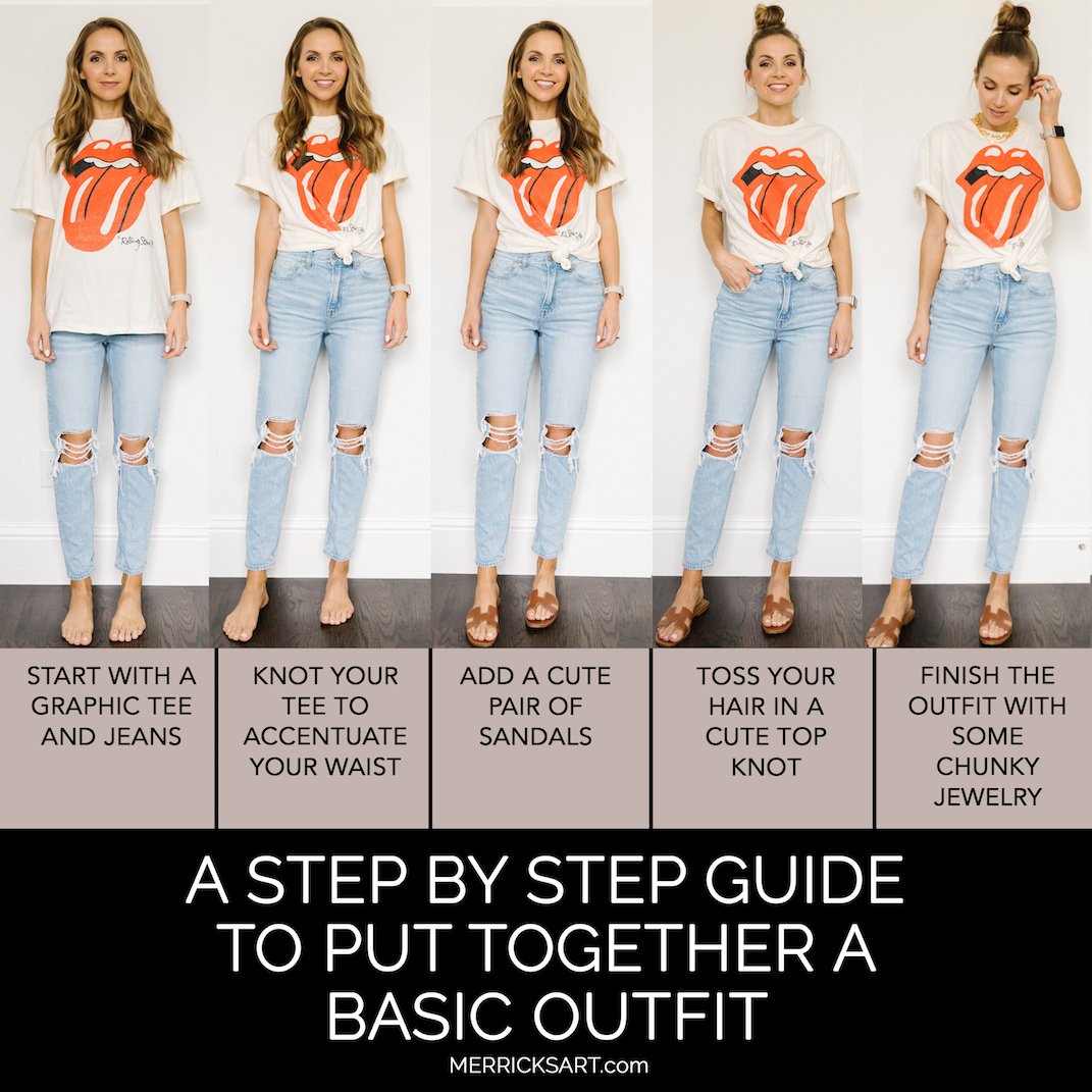 basic outfit step by step