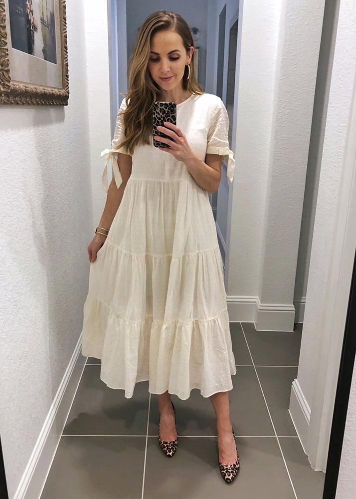 white summer dress