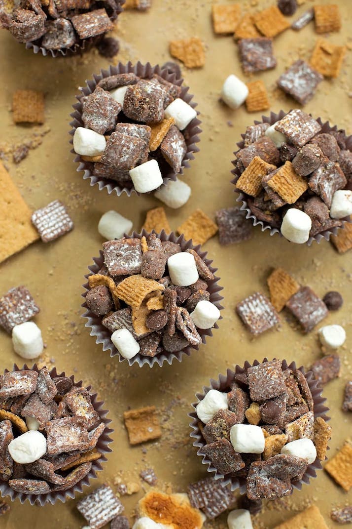 S'mores muddy buddies