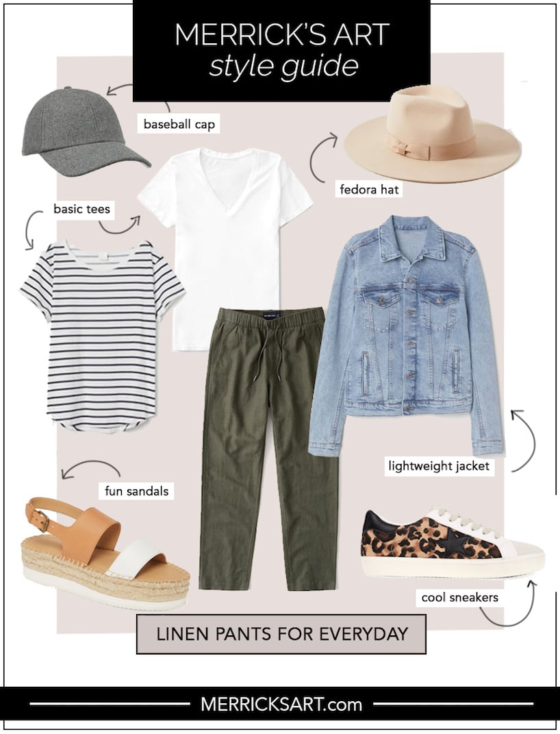 linen pants outfits for everyday