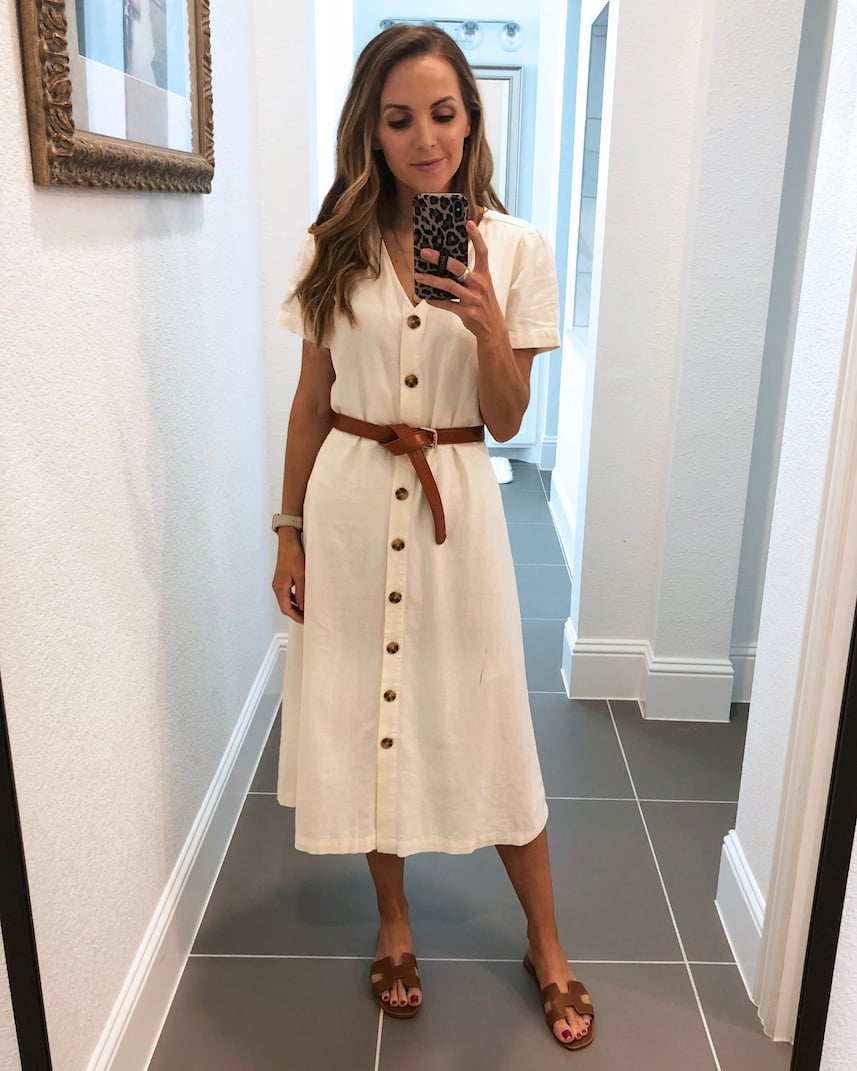 white old navy dress