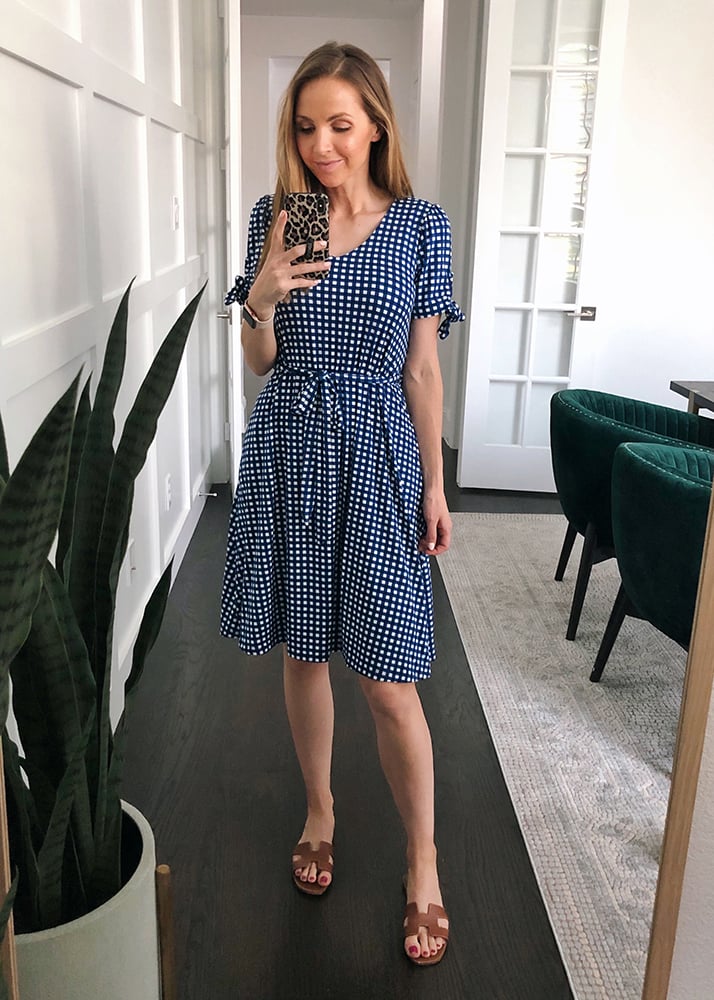gingham dress