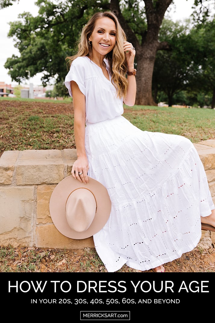 white skirt and blouse
