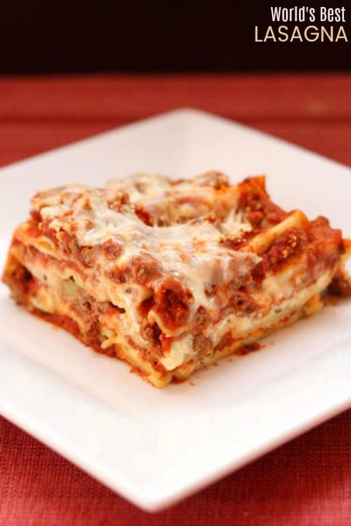 World's best lasagna