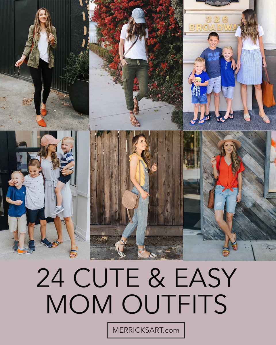 cute and comfortable mom outfits
