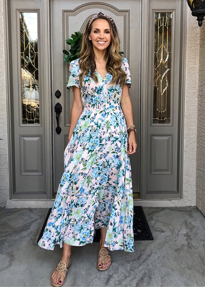 floral maxi dress