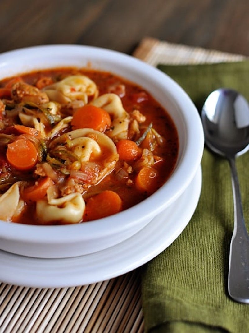 sausage and tortellini soup