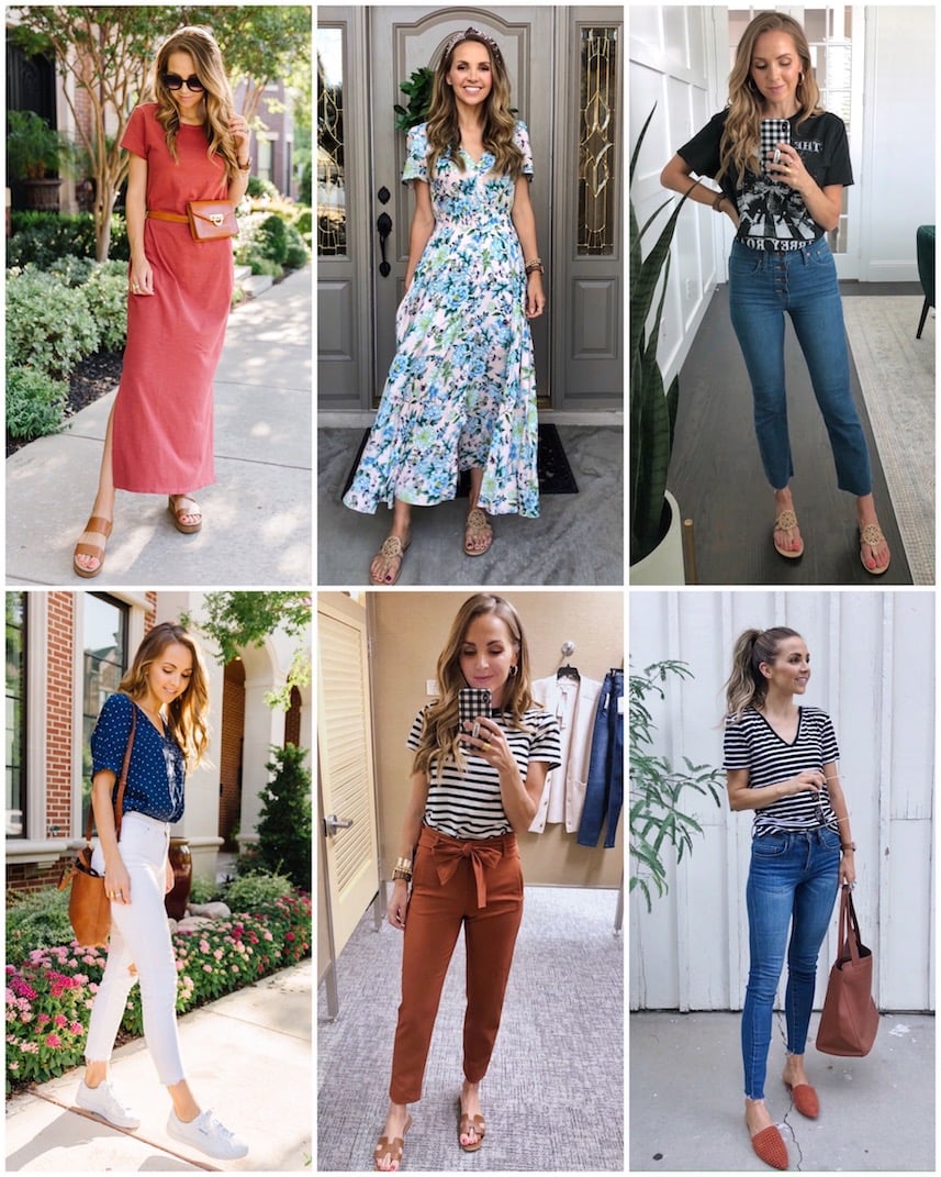weekly outfits from Instagram
